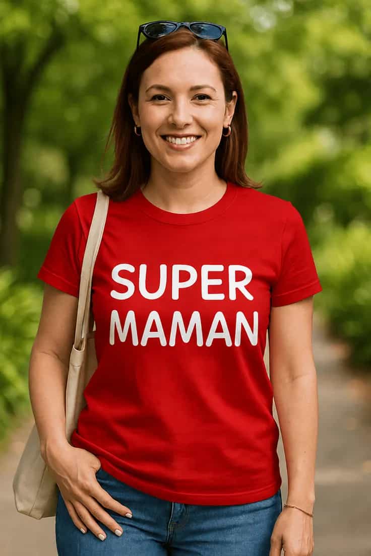 T-shirt humoristique Super maman â SUPER MAMAN
