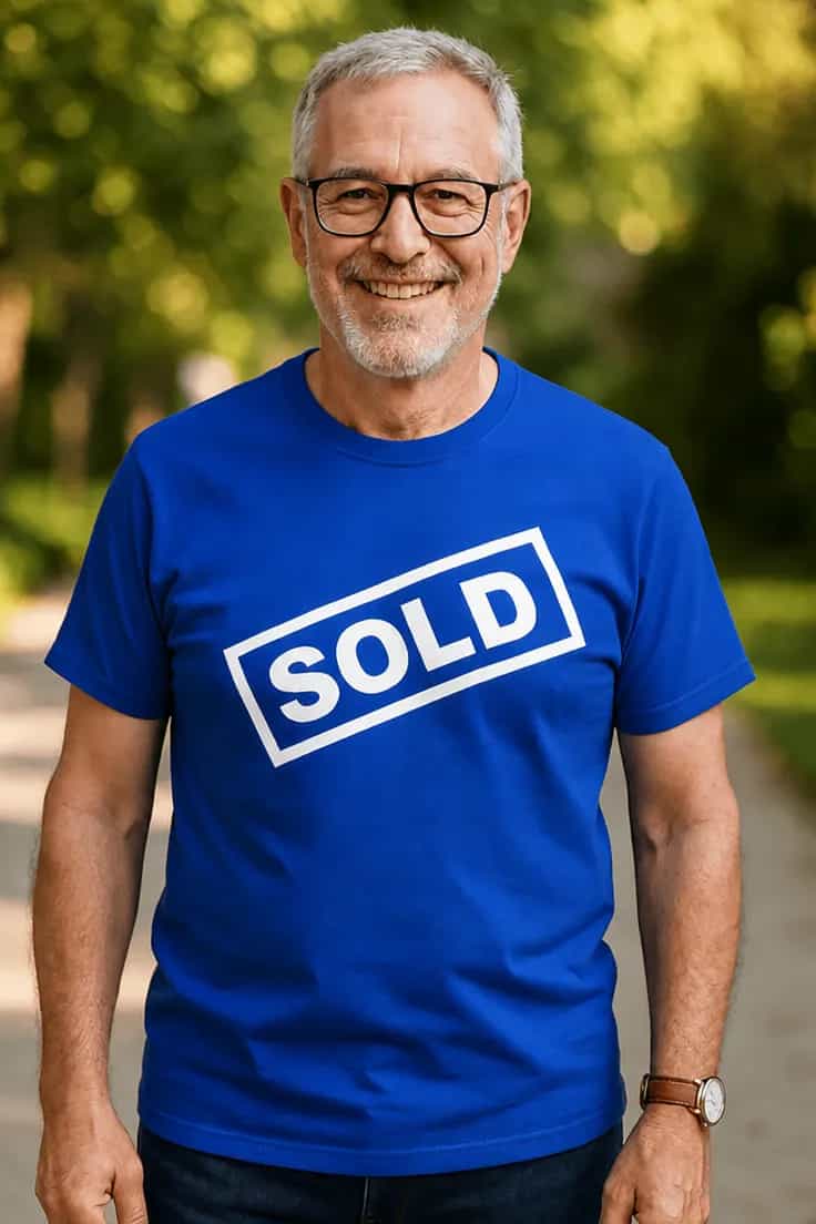 T-shirt humoristique Vendu