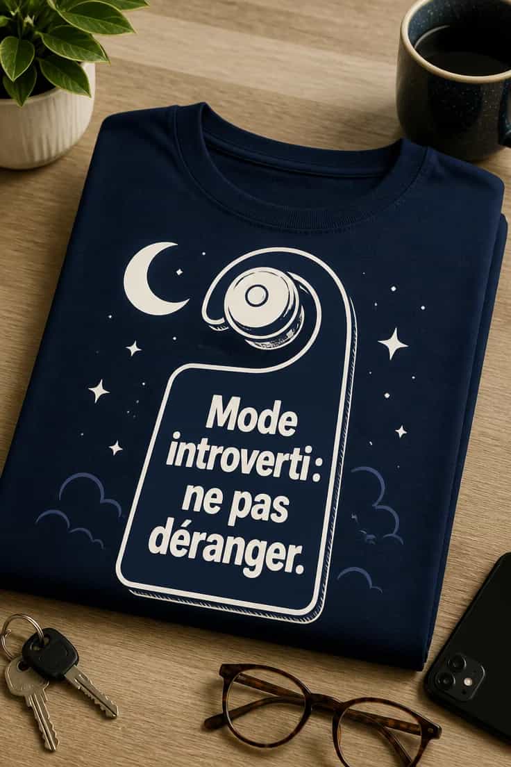 T-shirt introverti Marseille : ne pas déranger