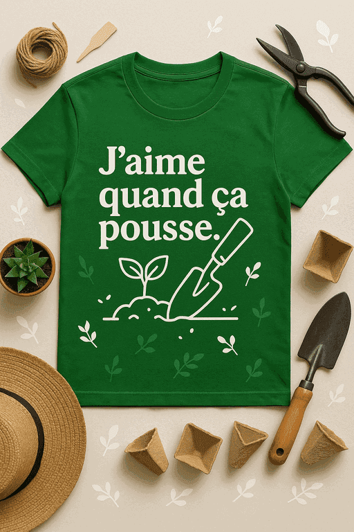 T-shirt J'aime quand ça pousse