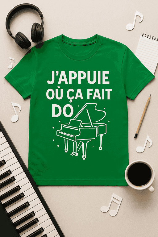 T-shirt J'appuie où ça fait do