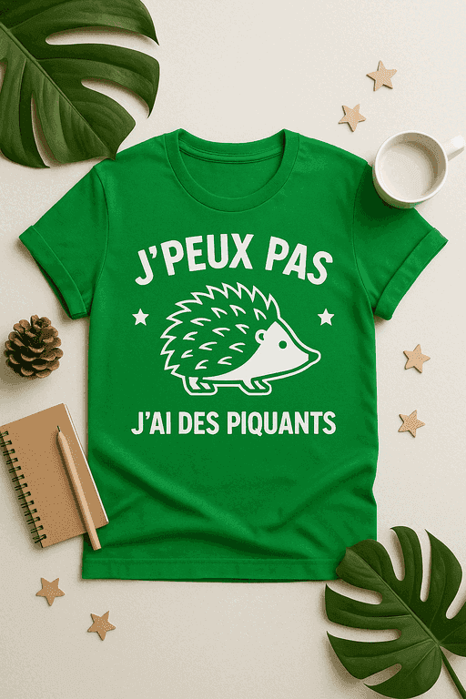T-shirt J'peux pas, j'ai des piquants