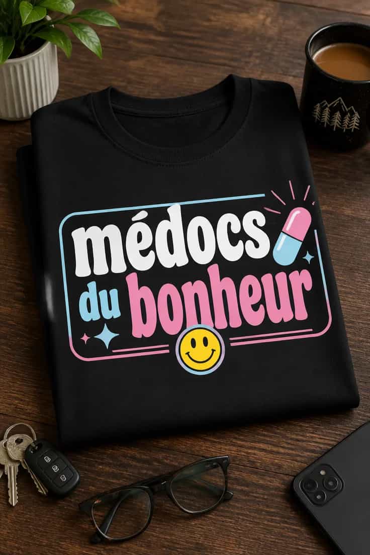 T-shirt médocs du bonheur