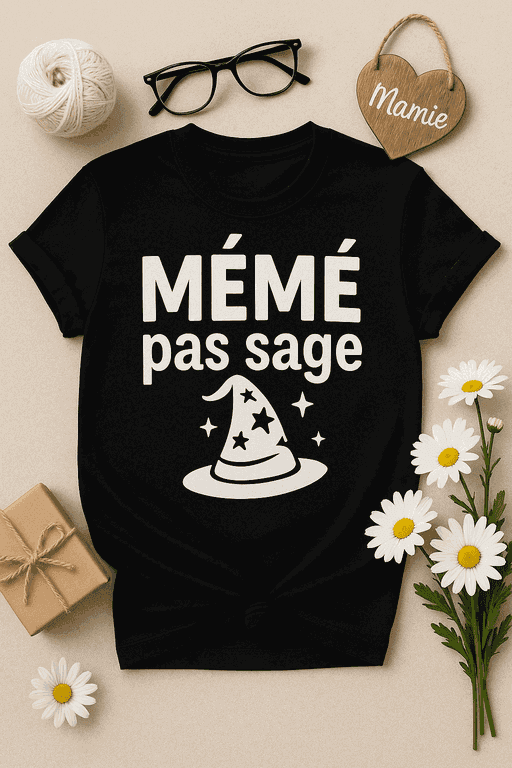 T-shirt Mémé pas sage