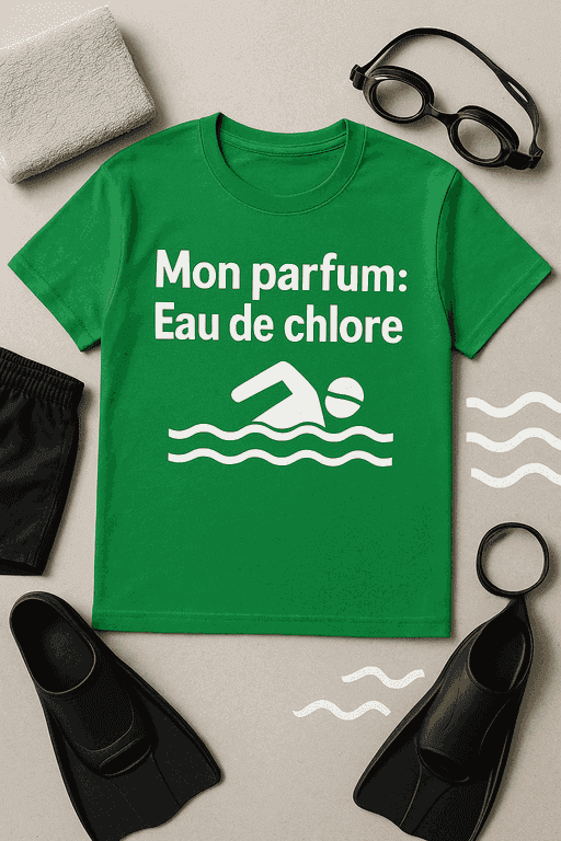 T-shirt Mon parfum: Eau de chlore