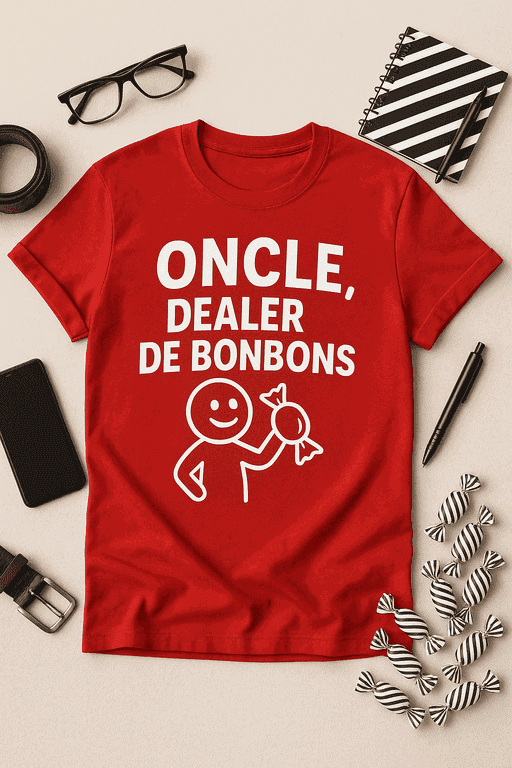 T-shirt Oncle, dealer de bonbons