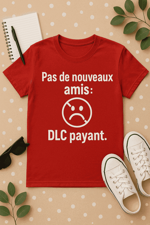 T-shirt Pas de Nouveaux Amis : DLC Payant