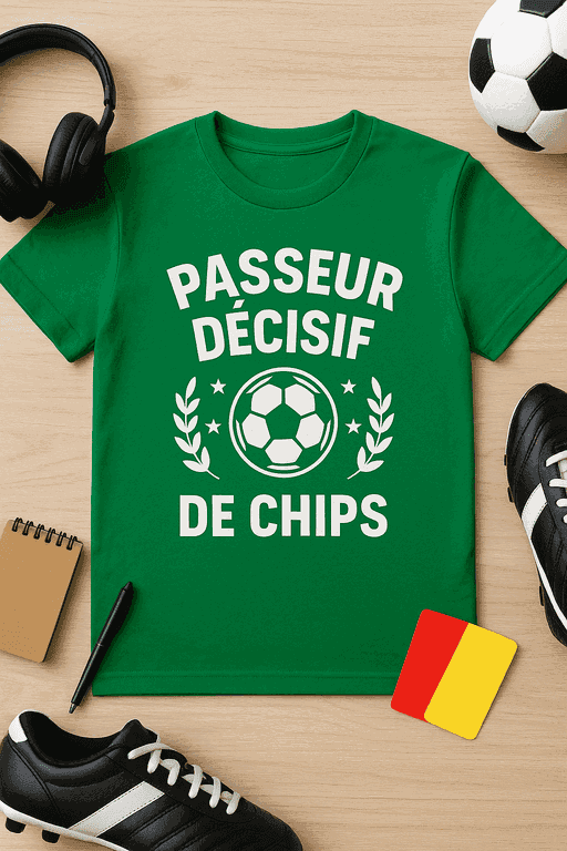 T-shirt Passeur décisif de chips