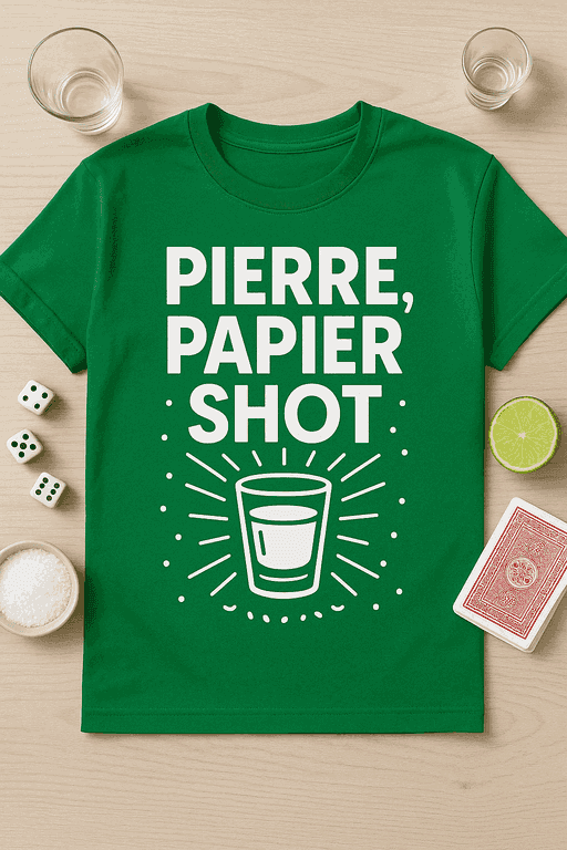 T-shirt Pierre, Papier, Shot