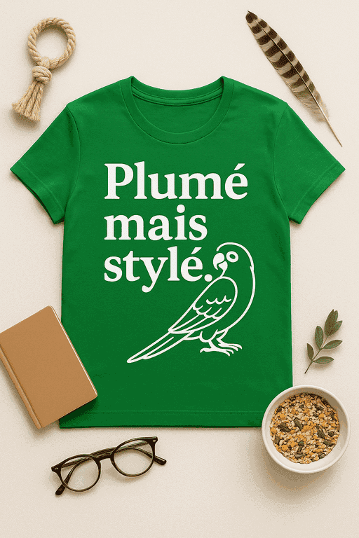 T-shirt Plumé mais stylé