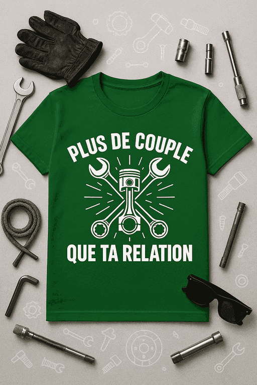 T-shirt 'Plus de couple que ta relation'