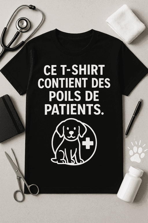 T-shirt "Poils de Patients Inclus"