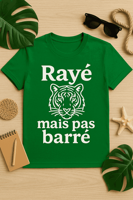 T-shirt Rayé mais pas barré