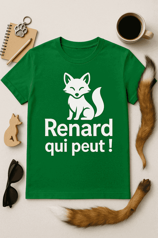 T-shirt Renard Qui Peut