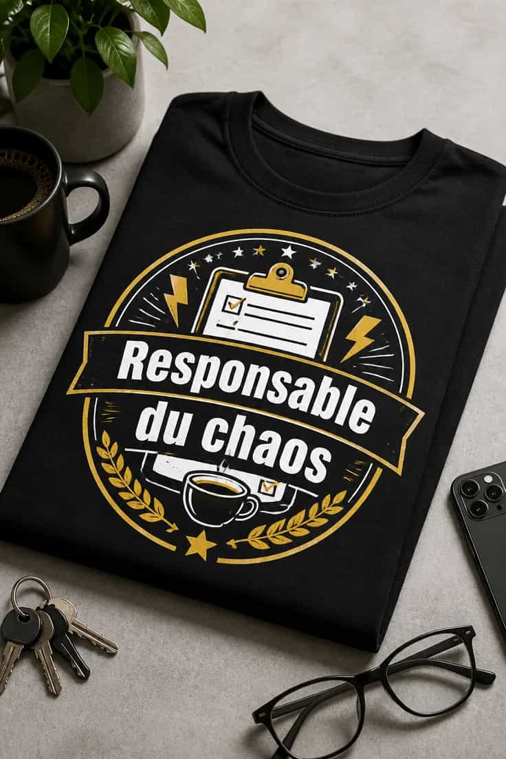 T-shirt Responsable du chaos