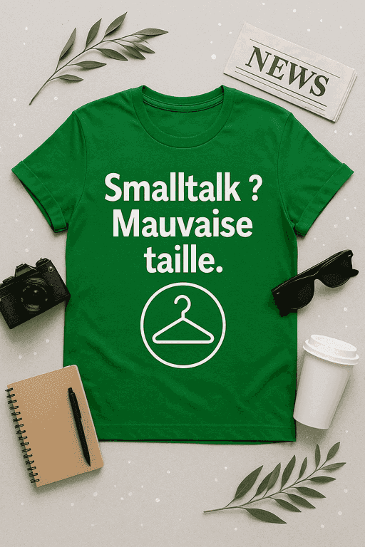 T-shirt Smalltalk ? Mauvaise taille.