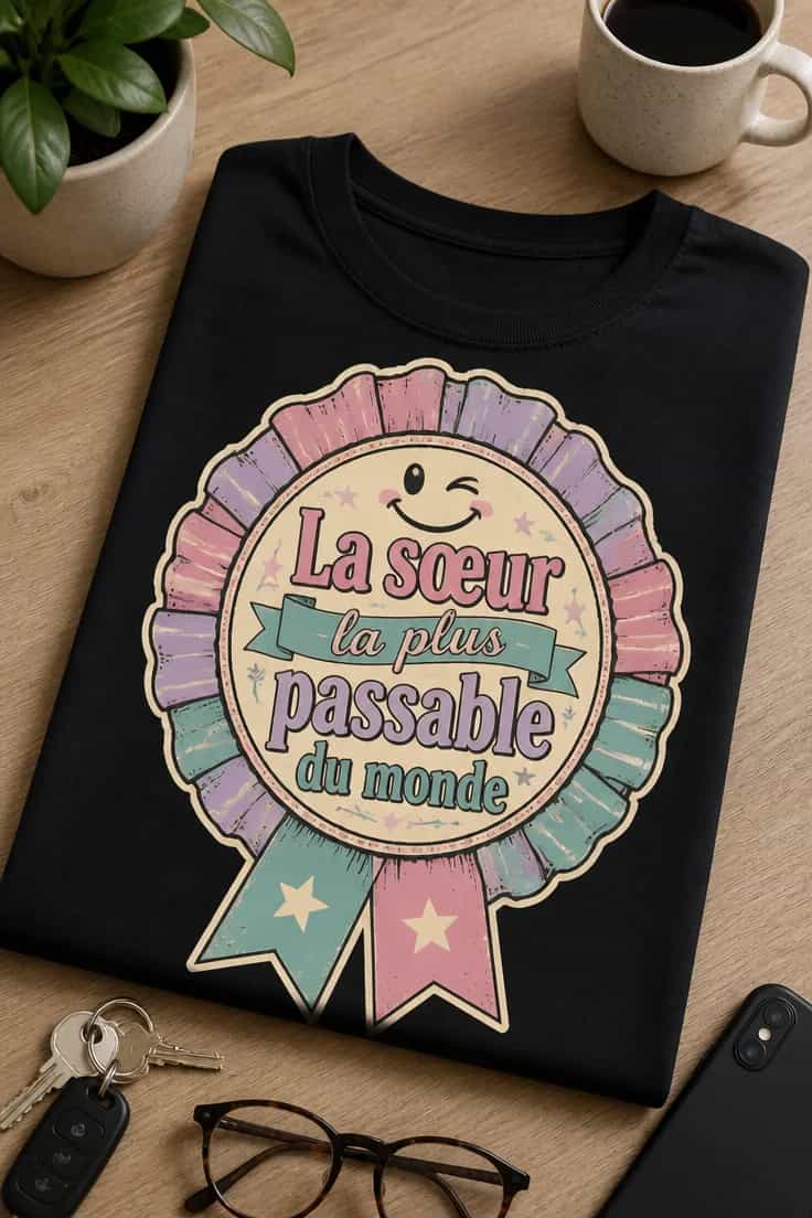T-shirt sœur passable : La sœur la plus passable du monde