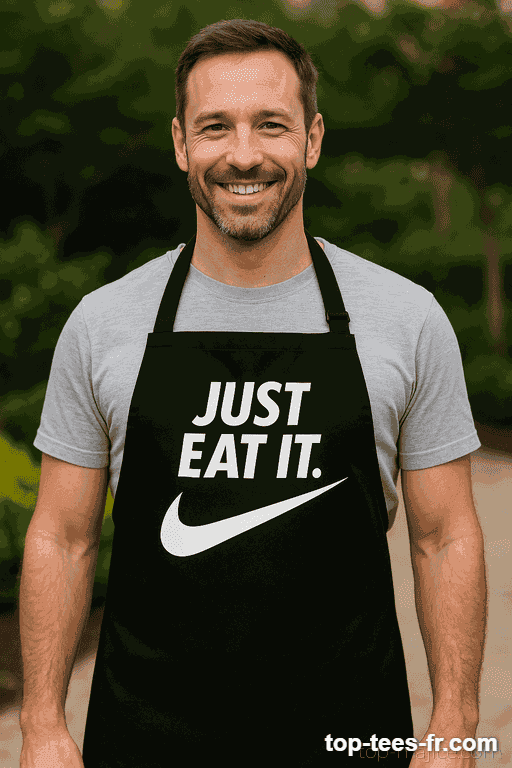 Tablier humoristique just eat it