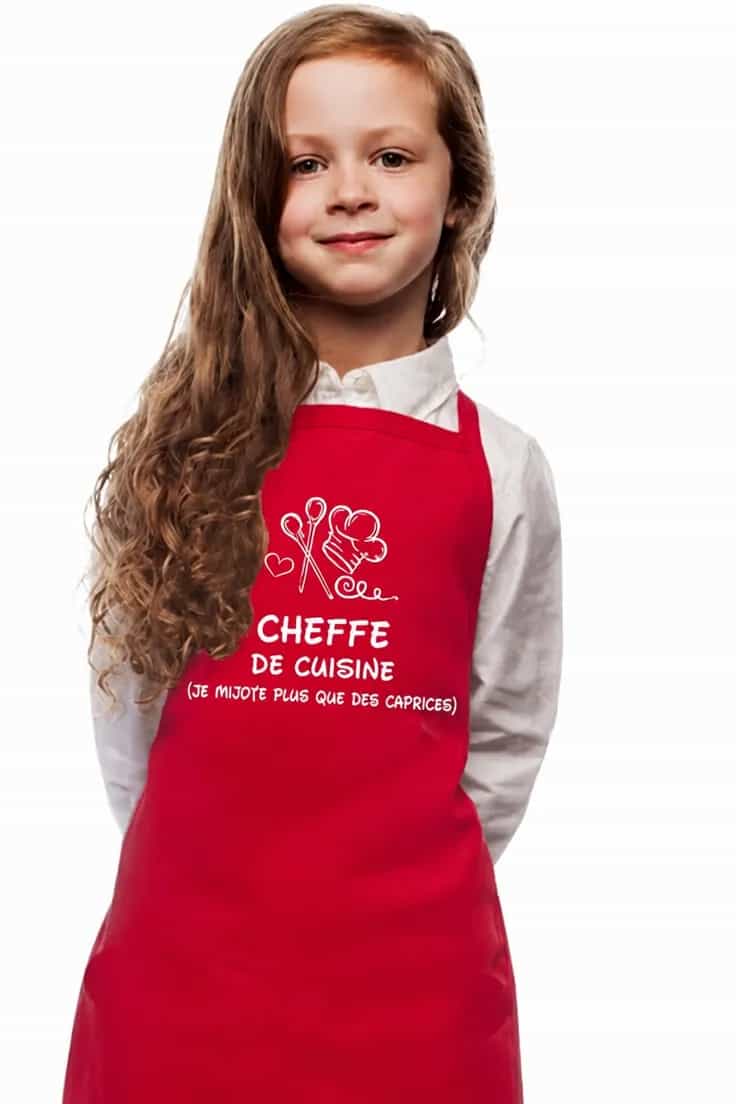 Tablier Petite cheffe, patron ou patronne au choix