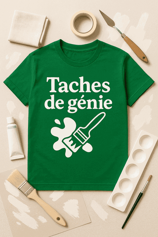 T-shirt "Taches de génie"