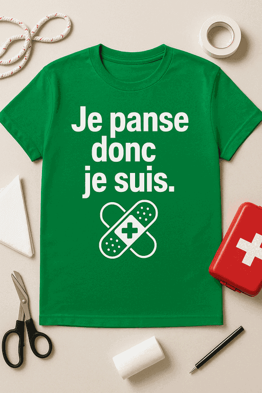 T-shirt Je panse donc je suis
