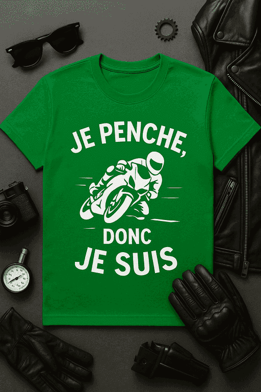 T-shirt Je penche, donc je suis