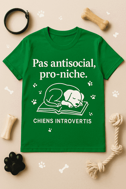 T-shirt "Pas antisocial, pro-niche"