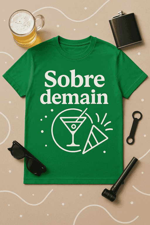 T-shirt 'Sobre demain'