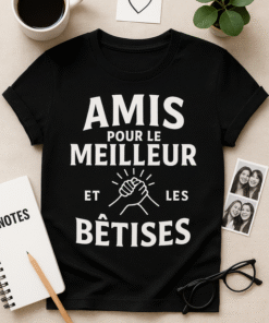T-shirt Amis pour le meilleur et les bêtises