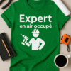 T-shirt Expert en air occupé