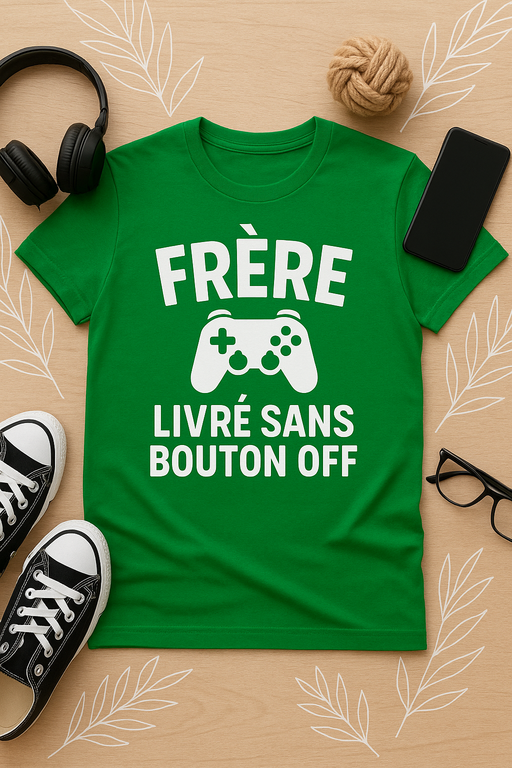 T-shirt Frère : Livré Sans Bouton OFF