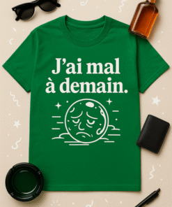 T-shirt J'ai mal à demain