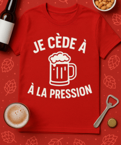 T-shirt Je cède à la pression