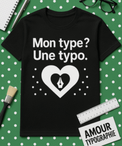 T-shirt Mon type ? Une typo.