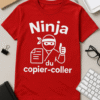 T-shirt Ninja du copier-coller