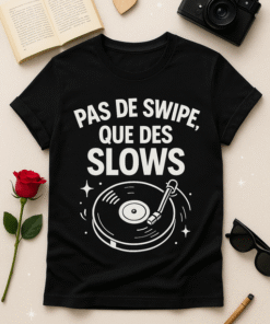 T-shirt Pas de swipe, que des slows