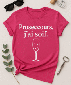 T-shirt Proseccours, j’ai soif