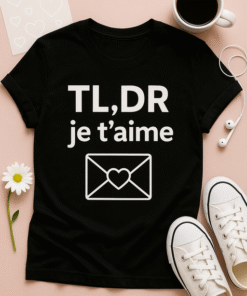 T-shirt TL;DR : je t’aime