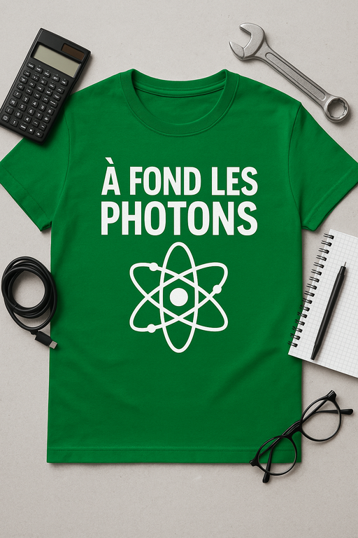 T-shirt À fond les photons