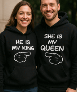 My King and Queen - Sweat à capuche (pack de 2)