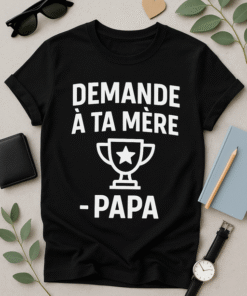 T-shirt Demande à ta mère — Papa