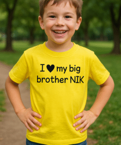 I love my big brother - T-shirt enfant (prénom au choix)