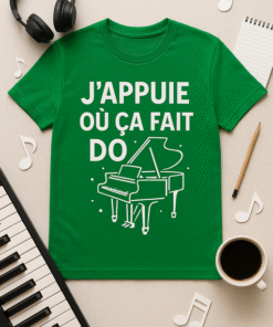 T-shirt J'appuie où ça fait do