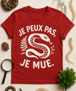T-shirt Je peux pas, je mue