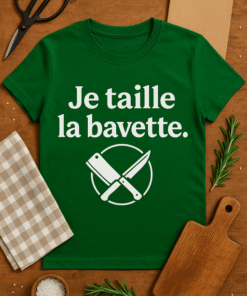 T-shirt Je taille la bavette