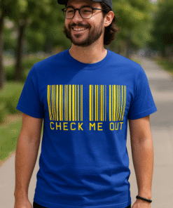 CHECK ME OUT - T-shirt code-barres