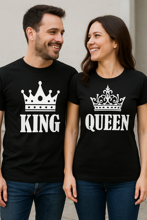 KING QUEEN - T-shirts (lot de 2)