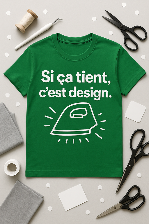 T-shirt Si ça tient, c’est design