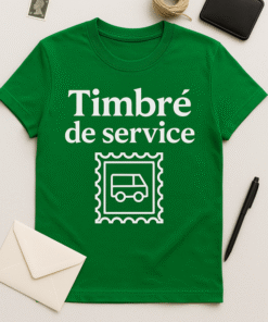 T-shirt Timbré de service