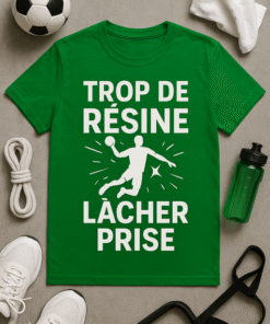 T-shirt Trop de résine pour lâcher prise